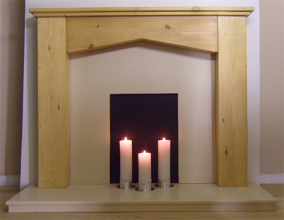 Cathedral Pine Fire Surround